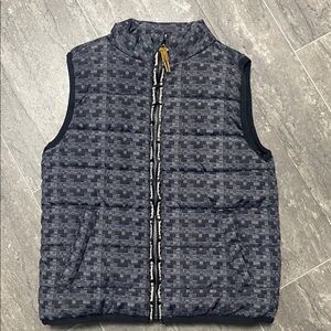 Stylish Quilted Vest in charcoal and Gray